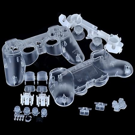 PS3 Clear Replacement Controller Shell