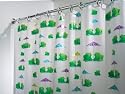 Frogs Peva Shower Curtain
