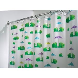 Frogs Peva Shower Curtain