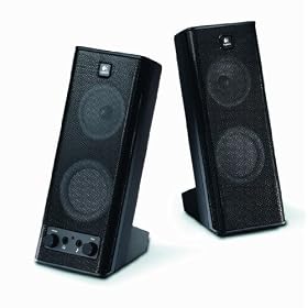 Logitech - X 140 - Haut-parleurs multim�dia PC - 5 Watt (Totale) - Noir
