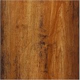 High Gloss 10mm Click Lock Distressed Maple Laminate with Underlayment in Honey