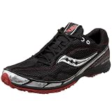 Saucony Men's KilKenny XC3 Flat Racing Shoe,Black/Silver/Red,11.5 M