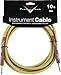 Fender Custom Shop Performance Series Cable (Straight-Straight Angle) for electric guitar, bass guitar, electric mandolin, pro audio