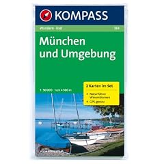 M�nchen und Umgebung: Wander- und Biketouren. 2-teiliges Set mit Naturf�hrer. GPS-genau. 1 : 50 000