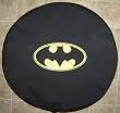 SpareCover&reg; Brawny Series - Black Denim Tire Cover Batman Classic Logo 30" - 31"