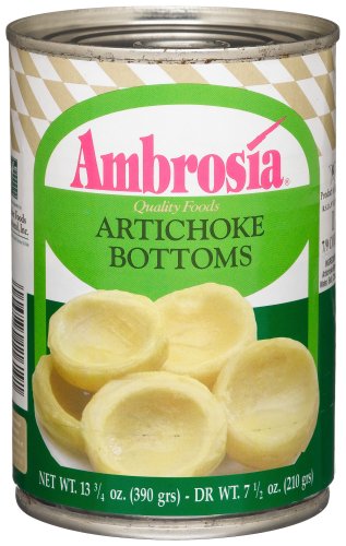 Ambrosia Artichoke Bottoms 7 9, 14-Ounce Can (Pack Of 6) by Ambrosia