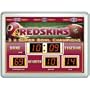 NFL Washington Redskins 14x19 Inch ScoreBoard-Clock-Thermometer