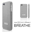 elago S4 BREATHE Case for iphone 4 -Silver