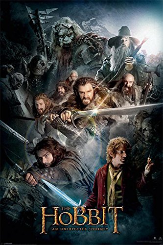 The Hobbit: An Unexpected Journey - Movie Poster (Heroes Vs. Villains) (Size: 24