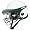 White/Dark Green