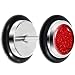 0 Gauge Ruby Red Glitter Cheater Plug