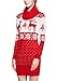 V28®Women Girl Christmas Cute Santa Embroidered Knitted Deer Pullover Sweater Jumper