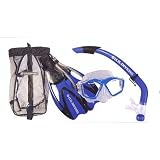 51 4iEHZdQL. SL160  U.S. Divers® Snorkel Fins and Mask Set, BLUE, M