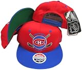 Montreal Canadiens Red / Blue Two Tone Plastic Snapback Adjustable Plastic Snap Back Hat / Cap