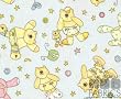 By The Yard Baby Bear Blue Quilt Cotton Flannel Fabric