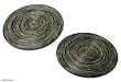 Recycled paper chargers, 'Mandala' (pair)