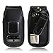 Turtleback Fitted Case Made for Pantech Breeze 4 IV Phone Black Leather Rotating Removable Belt Clip Made in USA