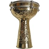 Metal Dumbek 10 Brass