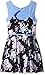 Beautees Girls' Floral/Solid Skater Dress