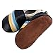 Amurleopard Baby Soft Sole Leather Crib Shoes Infant Toddler First Walking Prewalker Black 18-24 Months 5.7