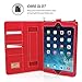 Snugg iPad mini Executive Case Cover and Flip Stand in Red Leather