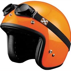 SparX Sparkle Adult Pearl Harley Touring Motorcycle Helmet - Orange