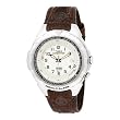 Timex Men's T47902 Expedition Easy Set Alarm Brown Leather Strap Watch