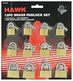 20/25/30mm MINI BRASS LOCK 12-PIECE SET