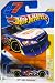 2011 Hot Wheels NASCAR DANICA PATRICK 2010 CHEVY IMPALA HW PREMIERE 37 of 50, #37 blue white flames with hot wheels logo and racing number 7