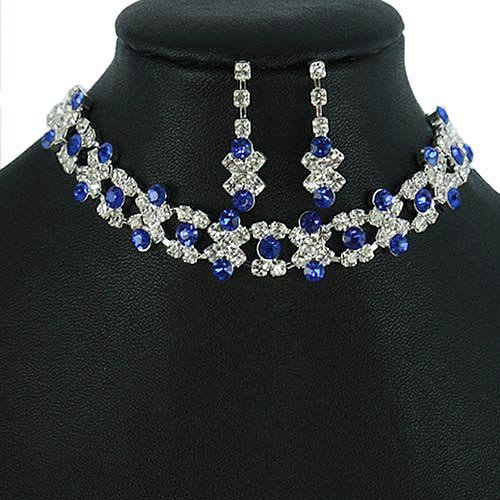 Silver and Dark Blue