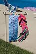 Summer Fun Sculpted Artistic Blend Garden Size Flag