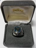 Balfour NBA New Jersey Nets Ring Size 11 White Gold