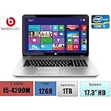 HP Envy 17 17t Premium 17.3" HD Laptop - Intel Core i5-4200M 2.5GHz Processor - 12GB Memory - 1TB Hard Drive - DVDRW - HD WebCam - HDMI - Beats Audio - Windows 8.1