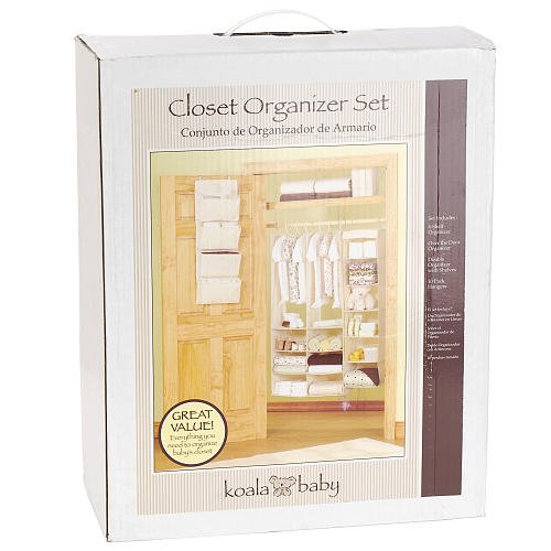 Koala Baby 4-Piece Canvas Closet Set