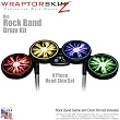 Lightning Colors Skin by WraptorSkinz fits Rock Band Drum Set for Nintendo Wii, XBOX 360, PS2 & PS3 (DRUMS NOT INCLUDED)