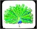 Mouse Pad with bird, peacock