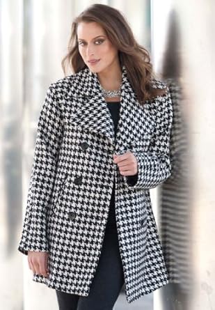 Jessica London Plus Size Wool Pea Coat