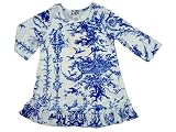 Royal Blue Toile Gown