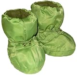 7A.M. Enfant 500 Soft -Soled Booties, Water Repellent Insulated and Quilted - Kiwi, Medium