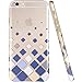 iPhone 6 Plus Case, ESR The Beat Series Protective Case Bumper[Scratch-Resistant] Translucent Hard Back Cover for 5.5 inches iPhone 6 Plus (The Checkers)