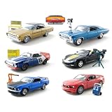Set of 6 Muscle Car Garage Hobby Collection Series 5 1 64 by Collectable Diecast