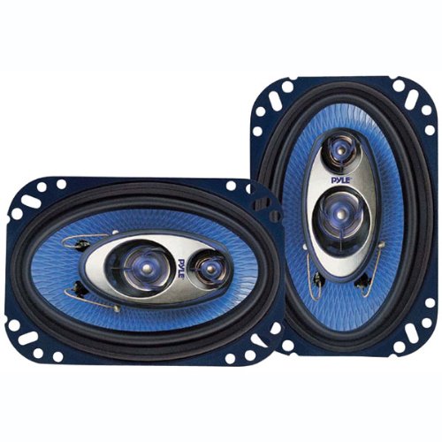 PYLE PL463BL 4-Inch x 6-Inch 240 Watt Three-Way Speakers