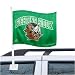 North Dakota Fighting Sioux Green Car Flag