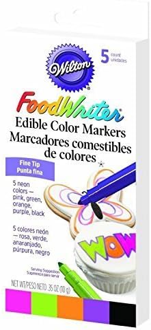 Wilton Fine Tip Food Writer Edible Color Markers Cake Fondant Decorating by Other Kitchen Tools