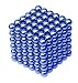 Mystique Neocube Blau 216 Magneten, 5mm, 3D Puzzle in Metalldose