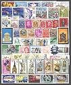 555 versch. Briefmarken Deutschland + A4 Album