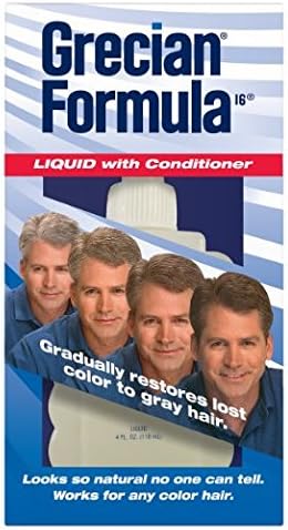 Grecian Formula Liquid Hair Color with Conditioner, 4 Ounce Pack of 2