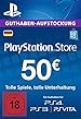 PlayStation Store Guthaben-Aufstockung 50 EUR  [PS4, PS3, PS Vita PSN Code - deutsches Konto]