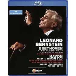 Leonard Bernstein Conducts Beethoven String Quartet No. 16 & Haydn Missa in Tempore Belli [Blu-ray]