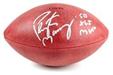 Peyton Manning Indianapolis Colts Autographed Game Football with Super Bowl XLI MVP Inscription